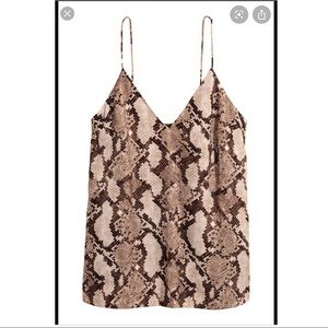 Snakeskin Patterned Cami